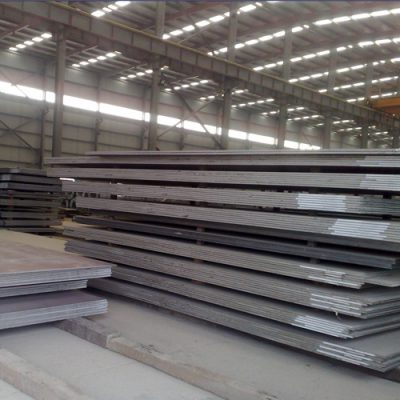 Serie de placas de acero para construcción e industria